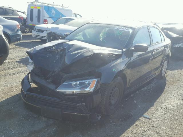 3VW2K7AJ8EM399681 - 2014 VOLKSWAGEN JETTA BASE 黑色 照片 2
