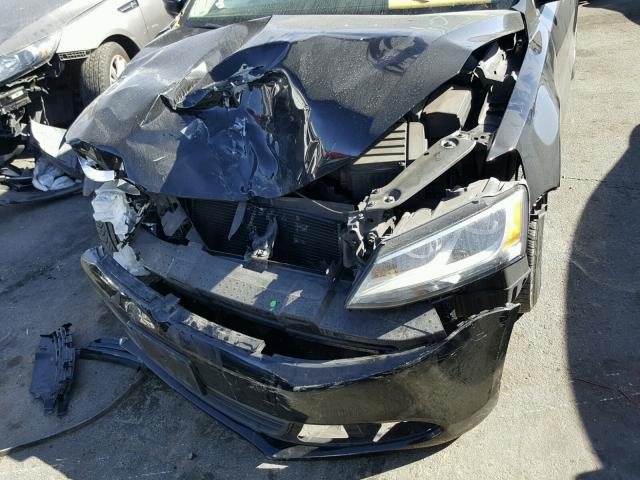 3VW2K7AJ8EM399681 - 2014 VOLKSWAGEN JETTA BASE 黑色 照片 7