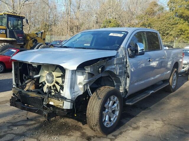 1N6BA1F41HN519768 - 2017 NISSAN TITAN XD S SILVER photo 2