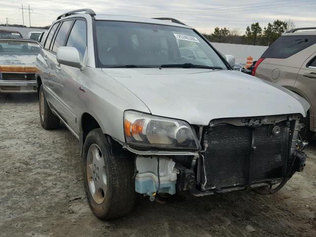 JTEEP21A050070024 - 2005 TOYOTA HIGHLANDER SILVER photo 1