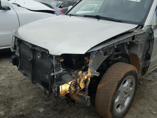 JTEEP21A050070024 - 2005 TOYOTA HIGHLANDER SILVER photo 9