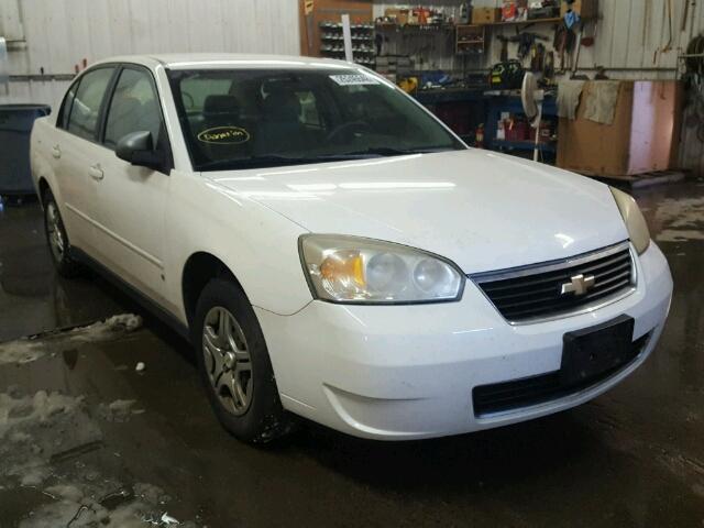 1G1ZS51F06F230282 - 2006 CHEVROLET MALIBU LS WHITE photo 1