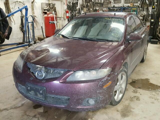 1YVHP81C885M21575 - 2008 MAZDA 6 I PURPLE photo 2