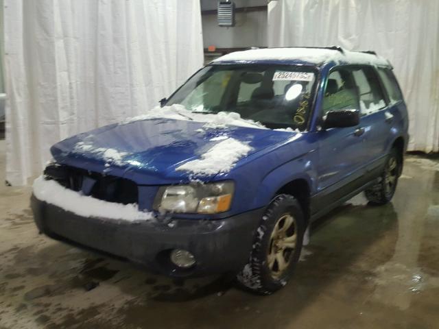 JF1SG63664H760941 - 2004 SUBARU FORESTER 2 BLUE photo 2