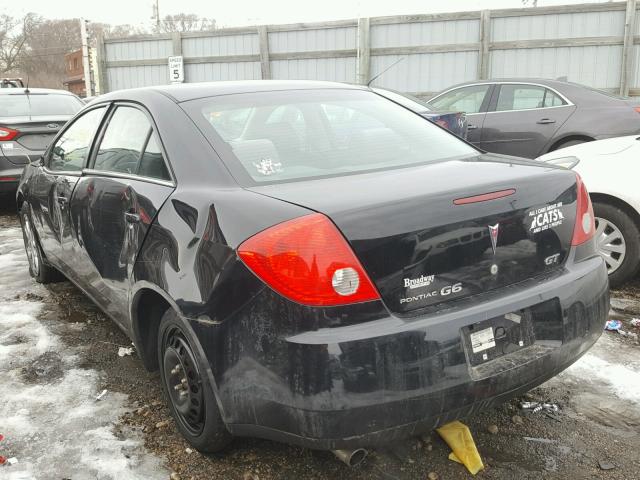 1G2ZH57N184148181 - 2008 PONTIAC G6 GT BLACK photo 3