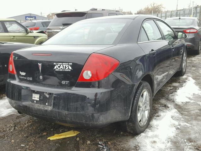 1G2ZH57N184148181 - 2008 PONTIAC G6 GT BLACK photo 4