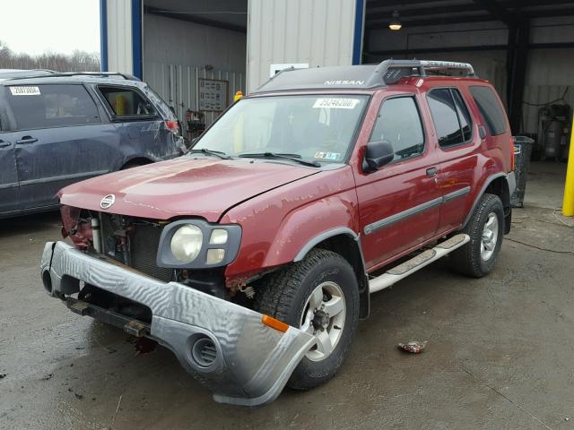 5N1ED28Y04C644789 - 2004 NISSAN XTERRA XE RED photo 2