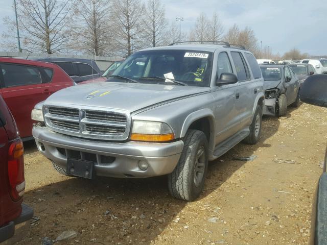 1D4HS48NX3F580964 - 2003 DODGE DURANGO SL SILVER photo 2