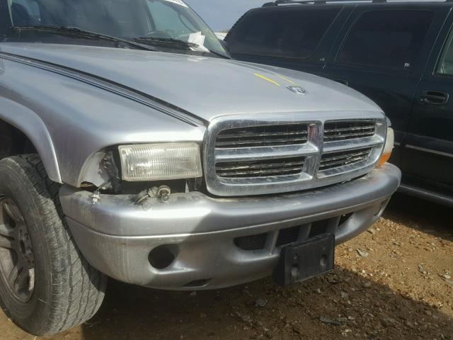 1D4HS48NX3F580964 - 2003 DODGE DURANGO SL SILVER photo 9