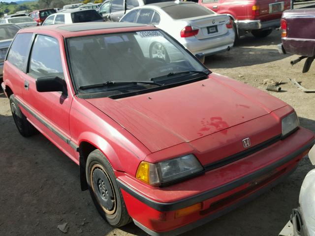 JHMAH5332GS019100 - 1986 HONDA CIVIC 1.5 RED photo 1