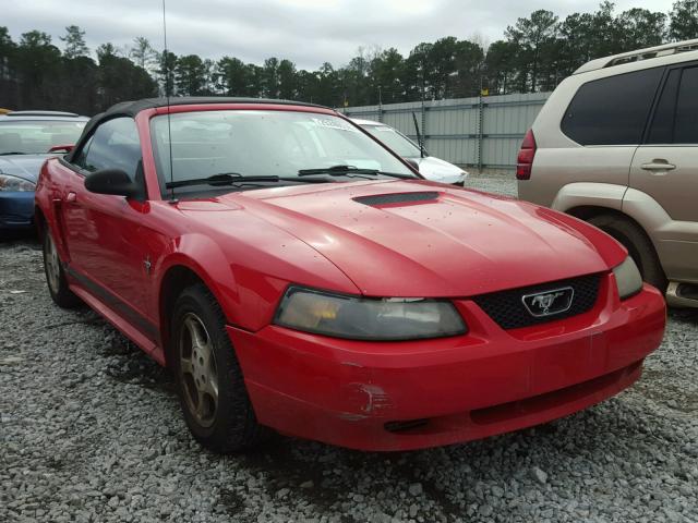 1FAFP44472F169562 - 2002 FORD MUSTANG RED photo 1