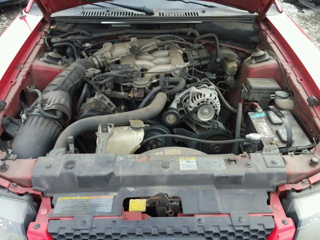 1FAFP44472F169562 - 2002 FORD MUSTANG RED photo 7