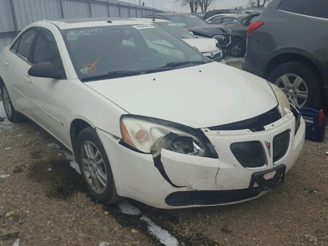 1G2ZG558464184508 - 2006 PONTIAC G6 SE1 WHITE photo 1