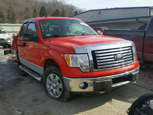 1FTFX1EF2CFB07495 - 2012 FORD F150 SUPER RED photo 1