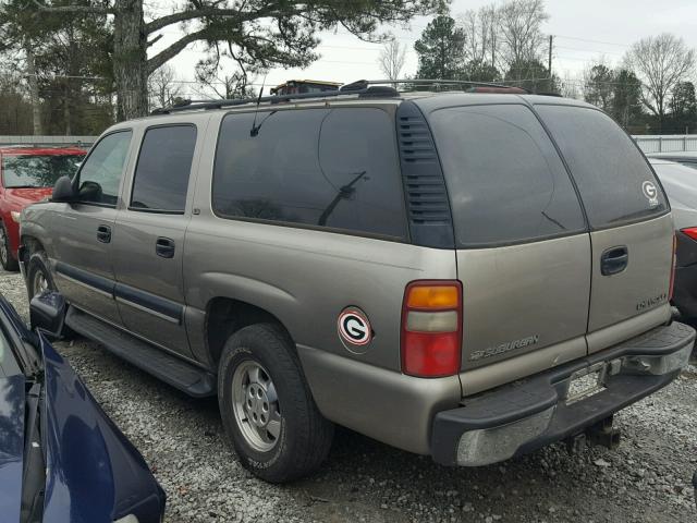 3GNEC16T01G189404 - 2001 CHEVROLET SUBURBAN C TAN photo 3