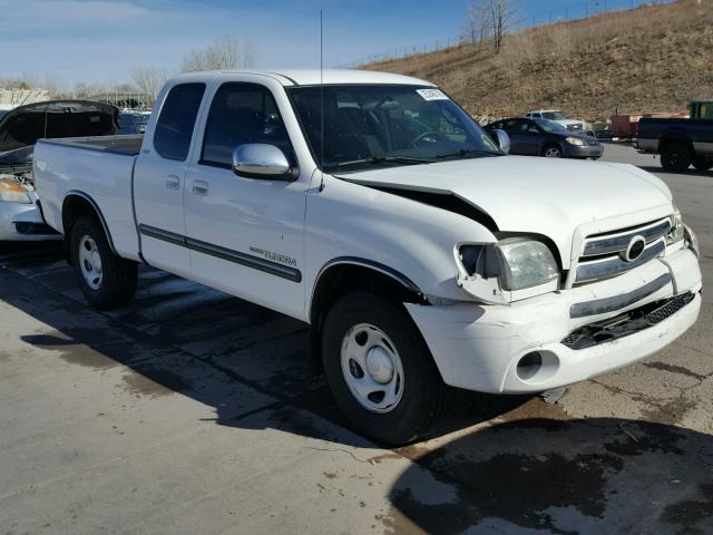 5TBRU34165S454217 - 2005 TOYOTA TUNDRA ACC WHITE photo 1