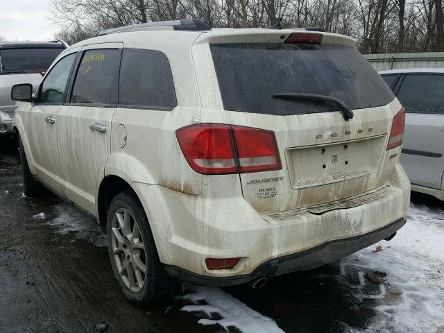 3C4PDCDG7DT569612 - 2013 DODGE JOURNEY CR WHITE photo 3