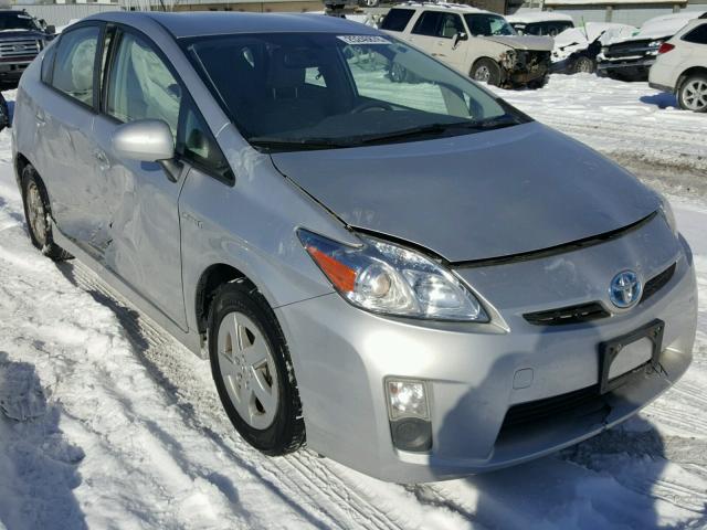 JTDKN3DU9A0020516 - 2010 TOYOTA PRIUS SILVER photo 1