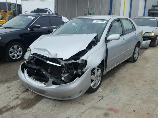 1NXBR32E65Z430023 - 2005 TOYOTA COROLLA CE SILVER photo 2