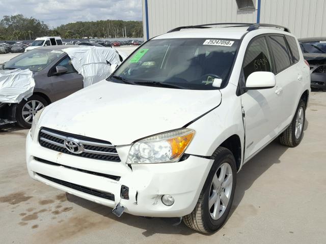 JTMBD31V775099583 - 2007 TOYOTA RAV4 LIMIT WHITE photo 2