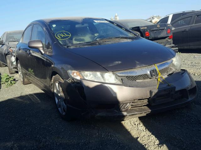 19XFA1F52AE047085 - 2010 HONDA CIVIC LX GRAY photo 1