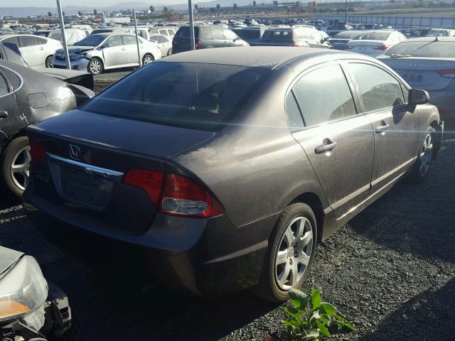 19XFA1F52AE047085 - 2010 HONDA CIVIC LX GRAY photo 4