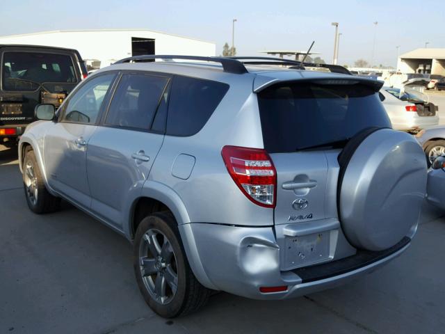 2T3RK4DV8BW064350 - 2011 TOYOTA RAV4 SPORT SILVER photo 3