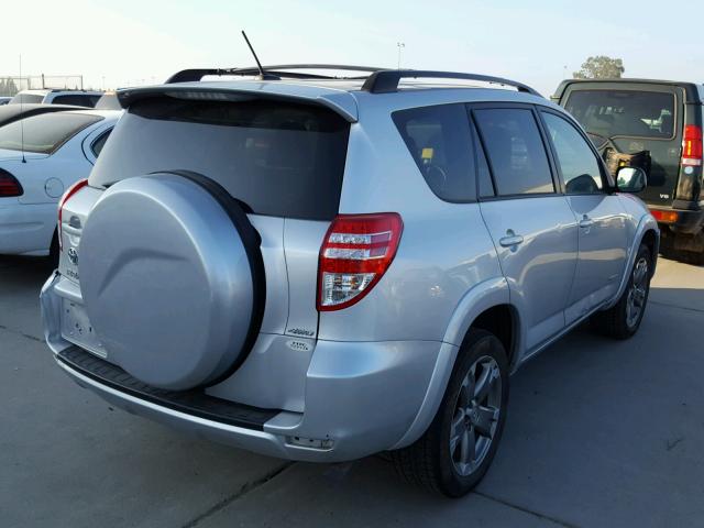 2T3RK4DV8BW064350 - 2011 TOYOTA RAV4 SPORT SILVER photo 4