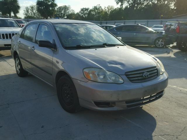 2T1BR32E73C008308 - 2003 TOYOTA COROLLA CE BEIGE photo 1