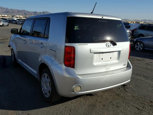 JTLZE4FE2A1101074 - 2010 TOYOTA SCION XB SILVER photo 3