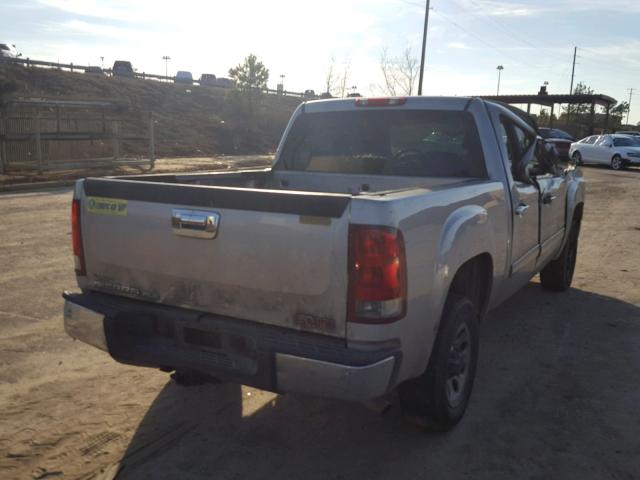 2GTEC13C771527394 - 2007 GMC NEW SIERRA GRAY photo 4