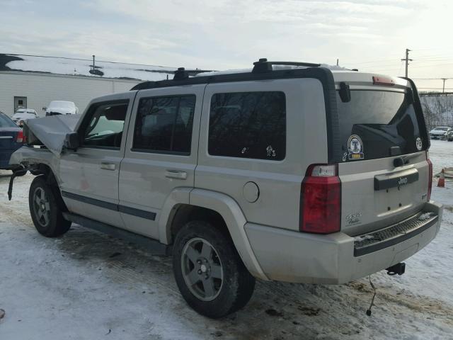 1J8HG48P07C545754 - 2007 JEEP COMMANDER BEIGE photo 3