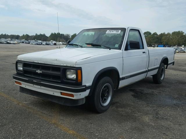 1GCCS14R3P0163970 - 1993 CHEVROLET S TRUCK S1 WHITE photo 2