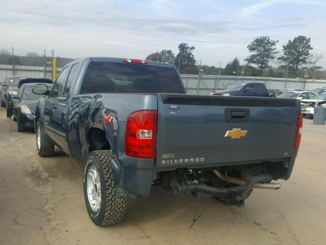 1GCRCSE09CZ320615 - 2012 CHEVROLET SILVERADO BLUE photo 3