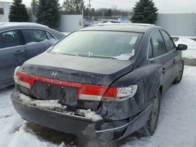 KMHFC46F76A045990 - 2006 HYUNDAI AZERA SE PURPLE photo 4