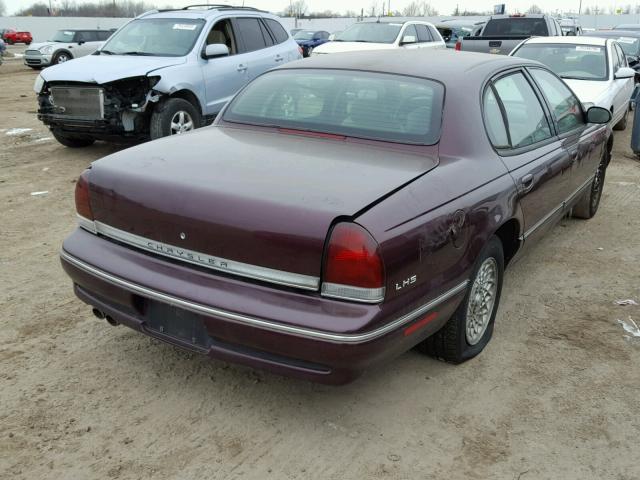 2C3HC56F6TH111045 - 1996 CHRYSLER LHS BURGUNDY photo 4