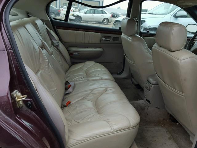 2C3HC56F6TH111045 - 1996 CHRYSLER LHS BURGUNDY photo 6