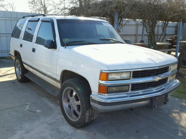 1GNEK13R7XJ377579 - 1999 CHEVROLET TAHOE K150 WHITE photo 1