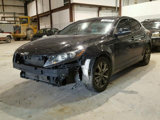 5XXGN4A75DG117077 - 2013 KIA OPTIMA EX BLACK photo 2