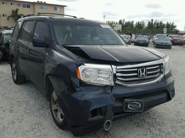 5FNYF3H61CB006763 - 2012 HONDA PILOT EXL BLACK photo 1