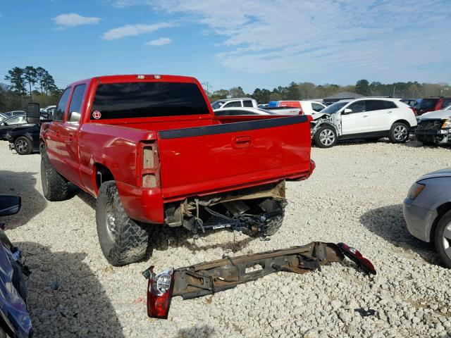 1GCHK23D06F239982 - 2006 CHEVROLET SILVERADO RED photo 3