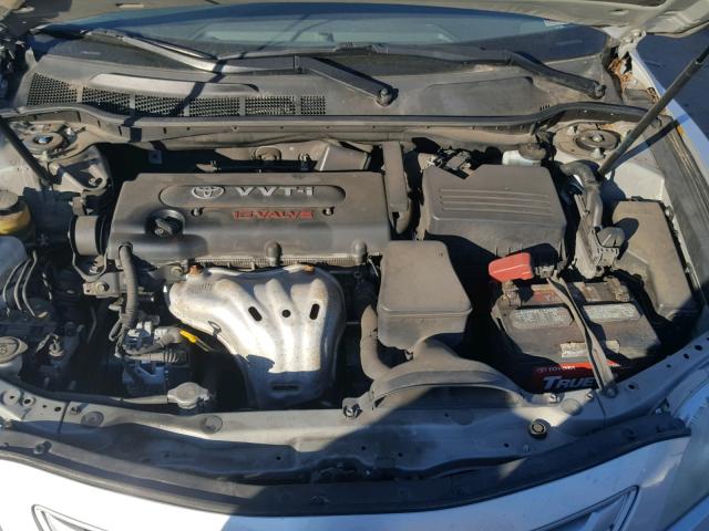 4T1BE46K77U509351 - 2007 TOYOTA CAMRY NEW SILVER photo 7