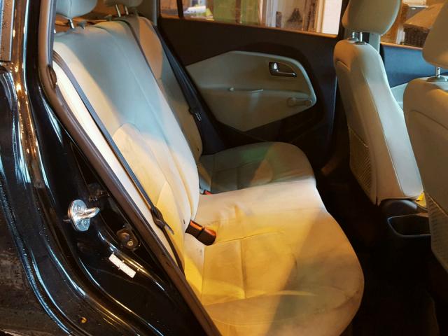 KNADM4A31C6085502 - 2012 KIA RIO LX Սև լուսանկար 6