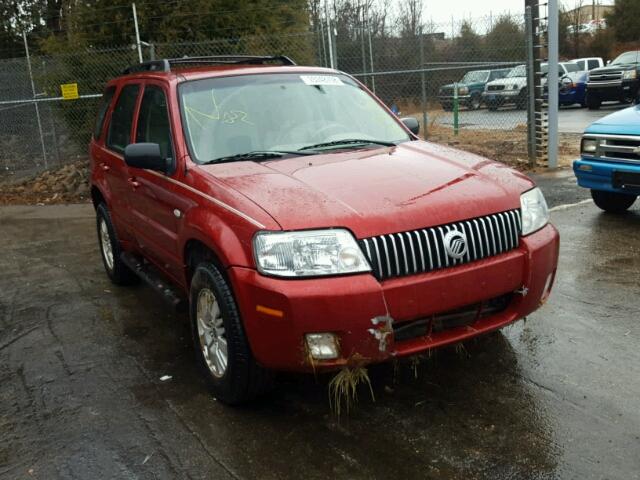 4M2YU80Z87KJ09786 - 2007 MERCURY MARINER CO RED photo 1