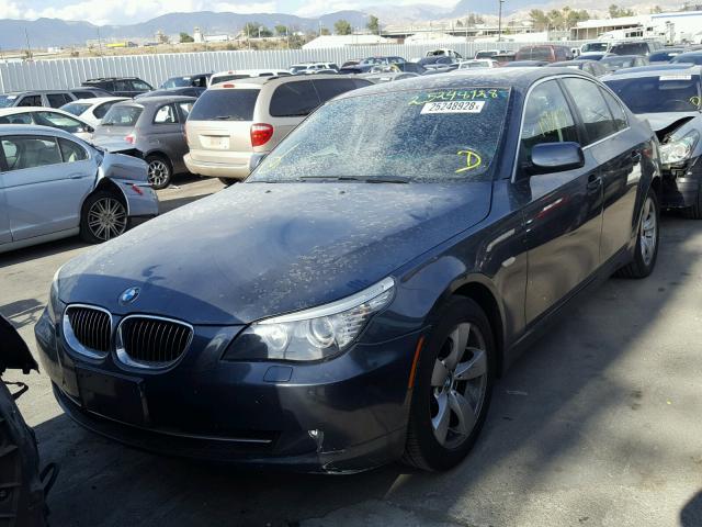 WBANU53518CT09823 - 2008 BMW 528 I GRAY photo 2