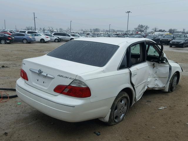 4T1BF28B13U273112 - 2003 TOYOTA AVALON XL WHITE photo 4