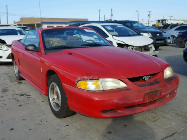 1FAFP4445WF187760 - 1998 FORD MUSTANG RED photo 1