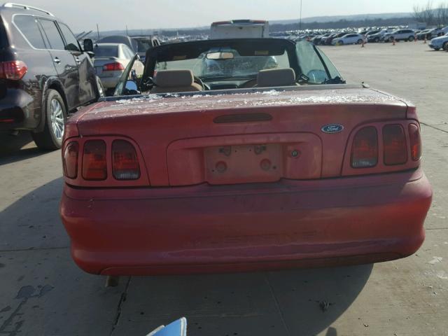 1FAFP4445WF187760 - 1998 FORD MUSTANG RED photo 10