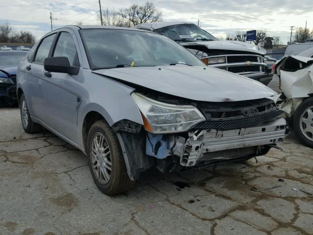 1FAHP35N08W285365 - 2008 FORD FOCUS SE GRAY photo 1