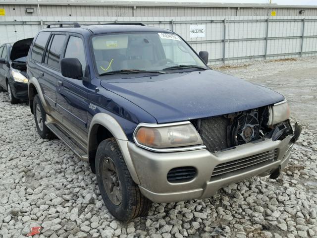 JA4MT31H41P030443 - 2001 MITSUBISHI MONTERO SP BLUE photo 1